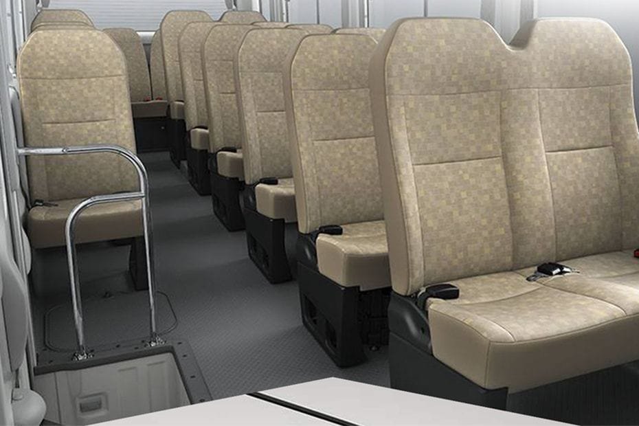 Toyota Coaster interior