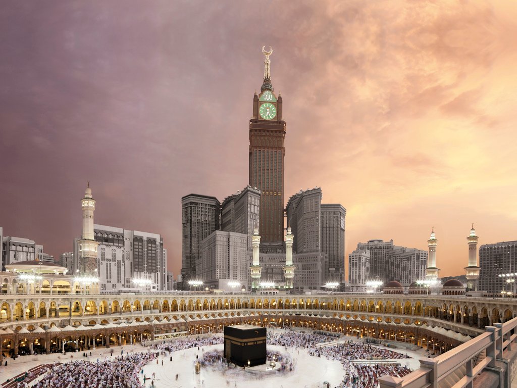 Masjid al-Haram and the Clock Tower, Makkah